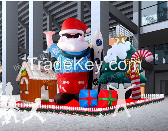 Christmas Inflatable Decoration Santa 