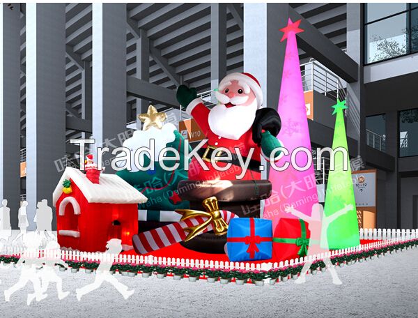 Christmas Inflatable Decoration Santa 