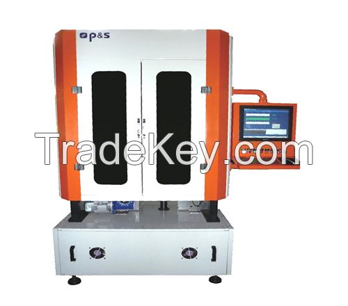 Linear type Neck Finish and Bottom Inspection machine for Glass Bottle