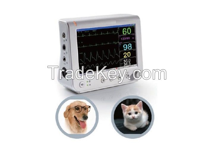 Veterinary 7&#039; TFT LCD Screen Vital Sign Monitor