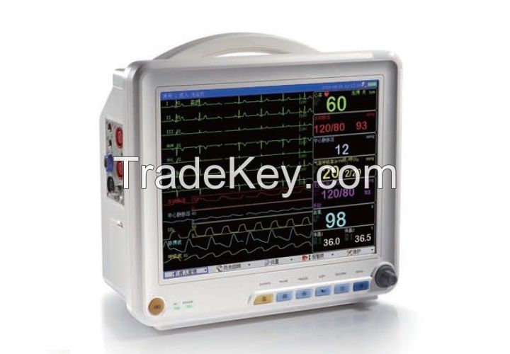 Bedside 12.1&#039; TFT Screen Multi-parameter Patient Monitor