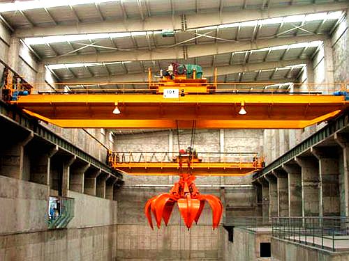 Double Girder Model QZ Universal Bridge(Overhead) Grab Bucket Crane