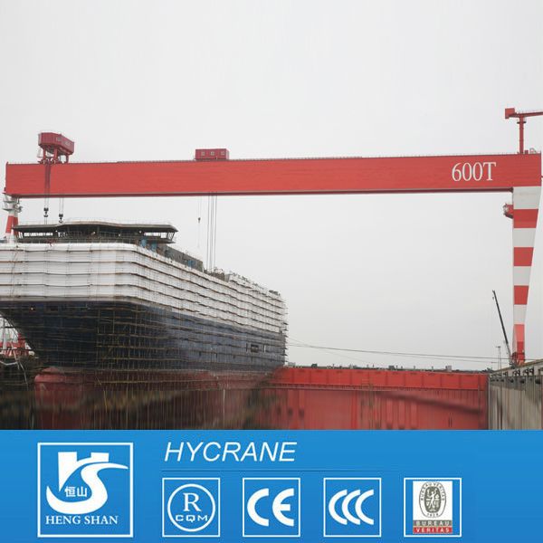 10-900T Shipbuilding MEC Double Beam/Girder Gantry Cranes for Sale