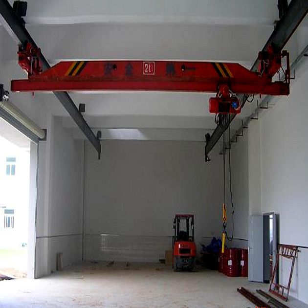 LX model Suspended mounted bridge crane with single/double speed electric hoist