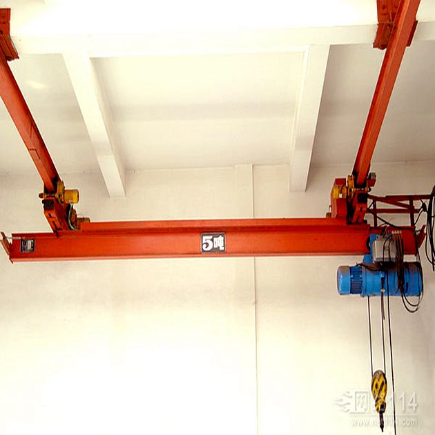 LX model Suspended mounted bridge crane with single/double speed electric hoist