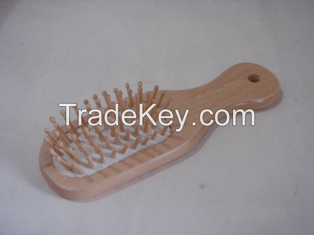 wood hair brush