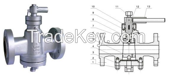 Class 150~900 Inverted Pressure Balance Lubricated Plug Valve