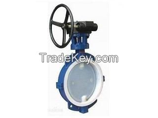 Teflon Lined Wafer Butterfly Valve