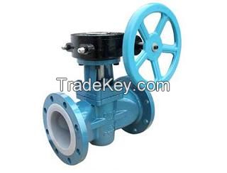 Teflon Lined Plug Valve