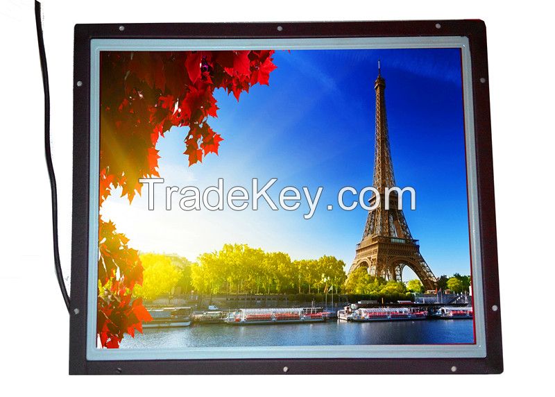 cheap 10.4'' open frame monitor (touch screen optional) for industrial application