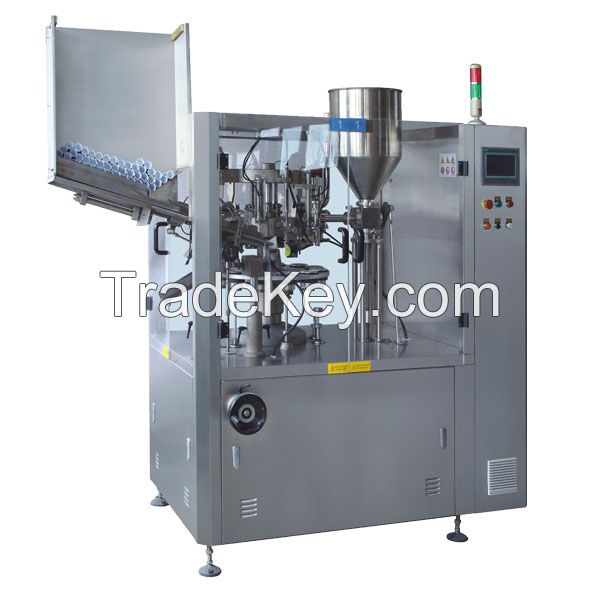 Automatic cream filling machine, paste filling, cosmetic cream filling