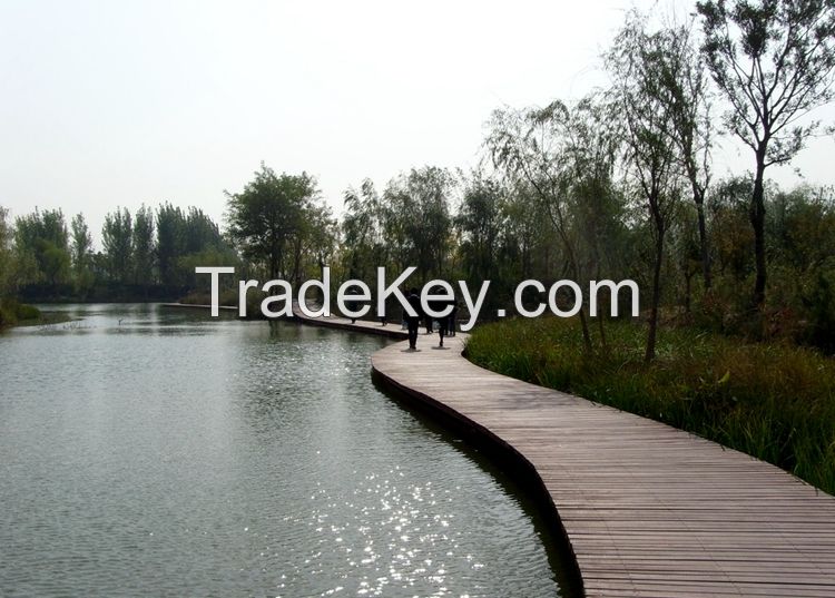 Man-made wood grain grey stone panel