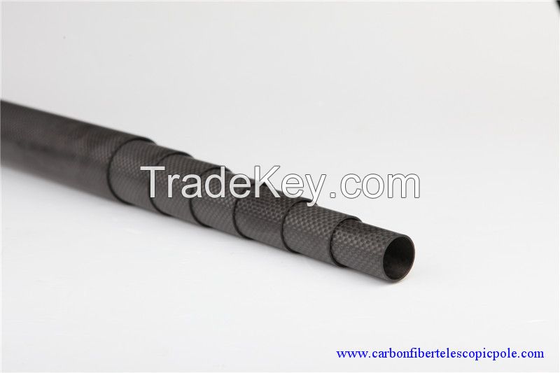 carbon fiber telescoping pole for high reach / long reach