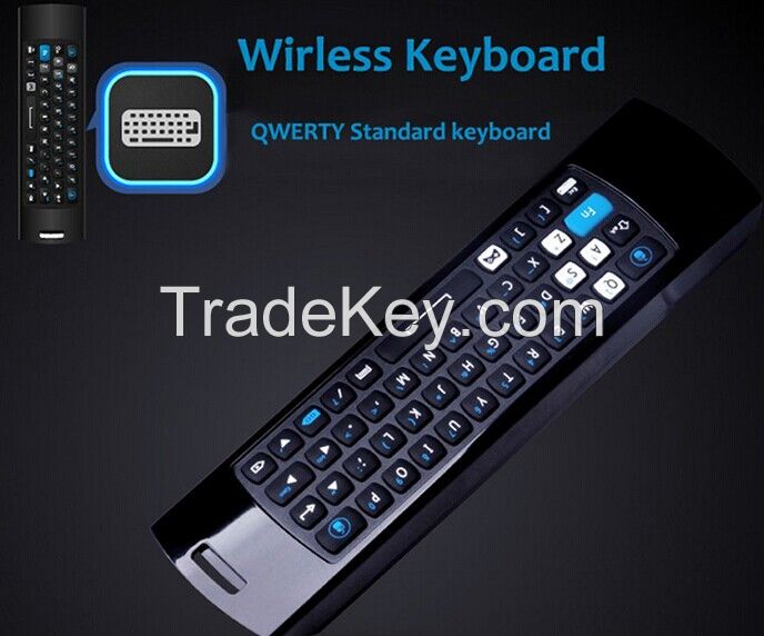 2.4GHz F10 Wireless Air Mouse for android tv box With QWERT Keyboard , Computer and TV Using F10 Flymouse