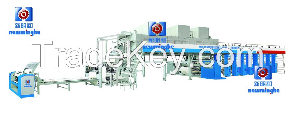 A8-15ML2 wallpaper printing synchronized embossing production line