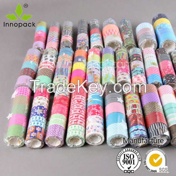 custom printing Janpanese washi tape for decoration