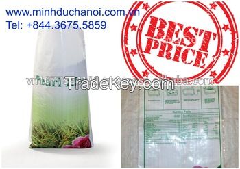 25kg, 40kg PP woven bag/PE liner/printing color bags/best seller