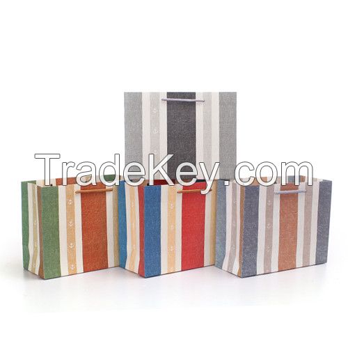 colorful and fashional valentine&#039;s day gift paper bag with rope hand for wholesale and custom make