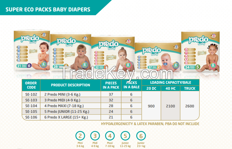 PREDO BABY DIAPERS