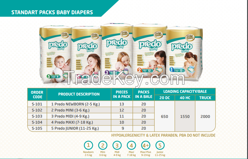 PREDO BABY DIAPERS