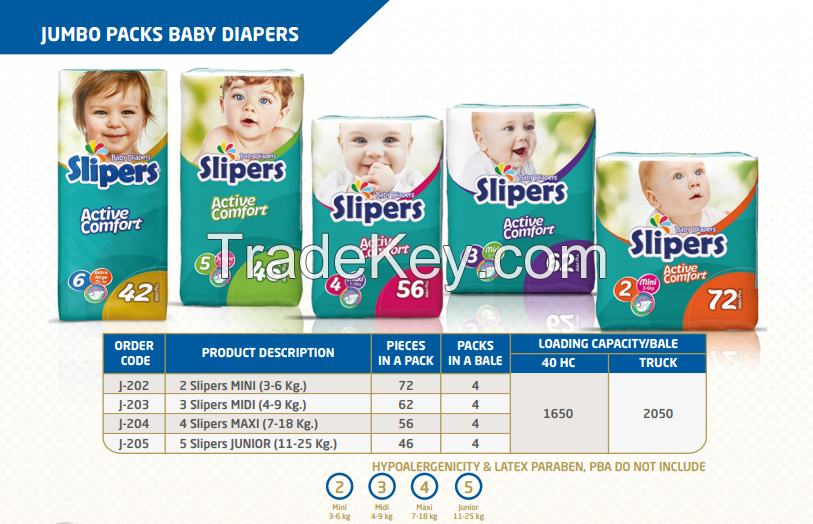 Slipers Baby Diapers