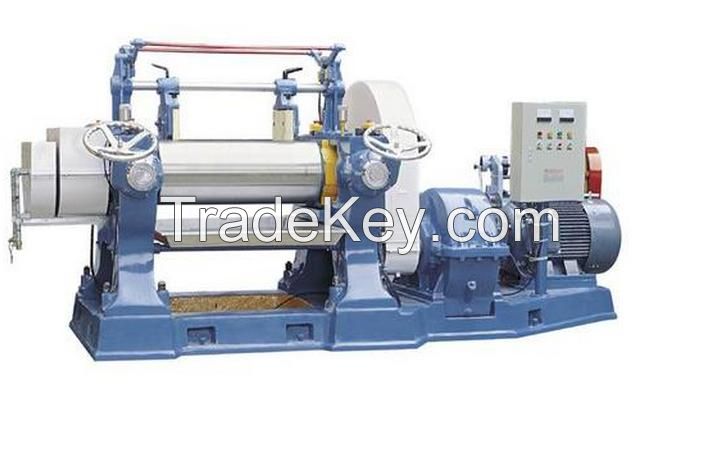 Two roller rubber mixing mill