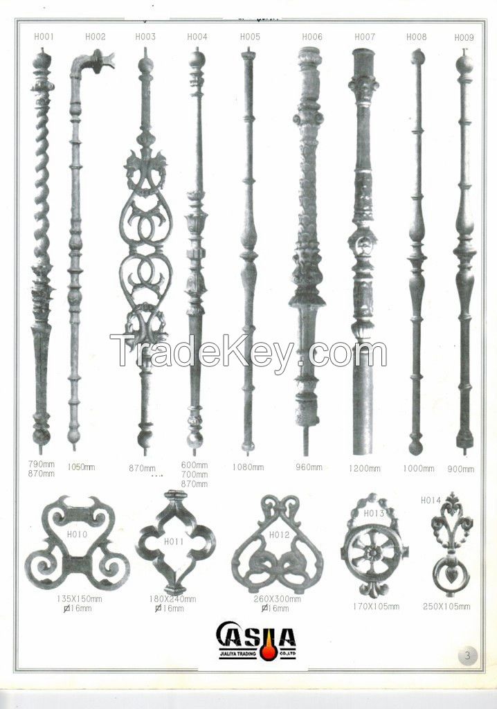 ornamental  iron pickets