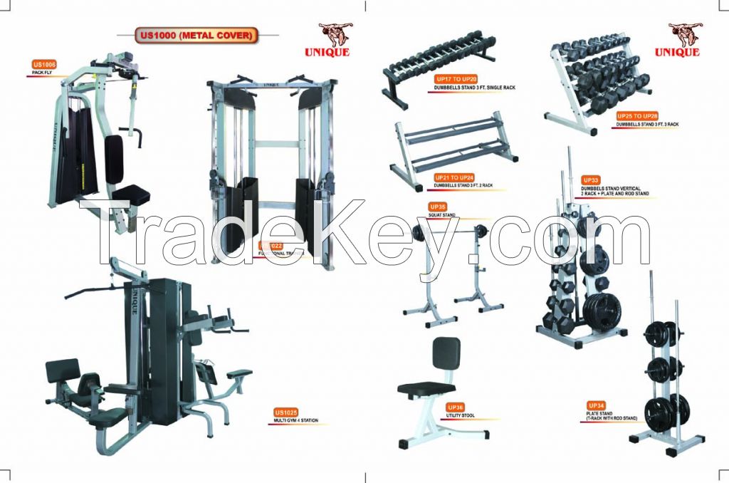 GYM AND FITNESS EQUIPMENTS