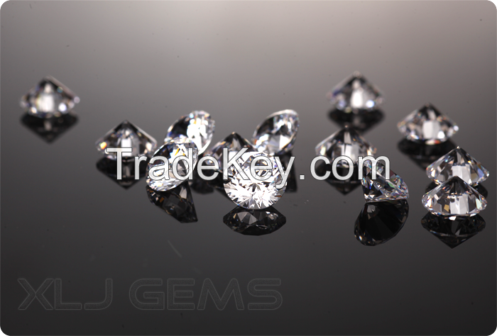 1.5mm Round Shape White Color Loose Cubic Zirconia Manufacturer