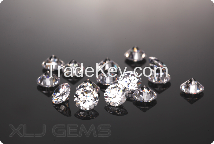 1.5mm Round Shape White Color Loose Cubic Zirconia Manufacturer