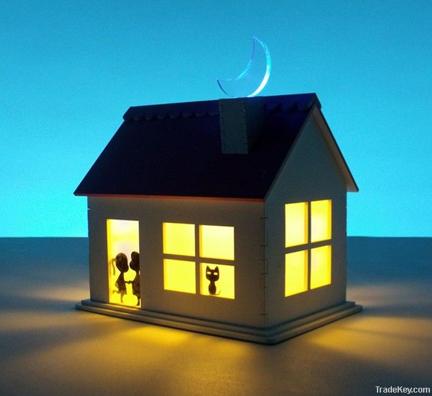 solar power house solar gift light