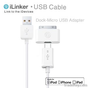 Apple MFI Certified Dock-USB Cable with