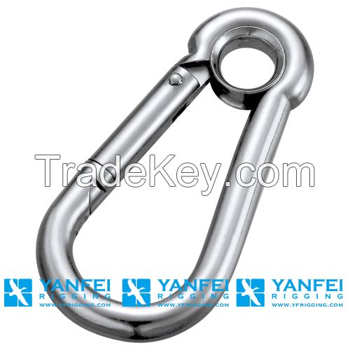 Stainless Steel Spring Snap Hook for Chain Rigging