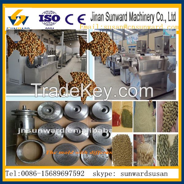 China 2014 new design big scale pet dog food production line