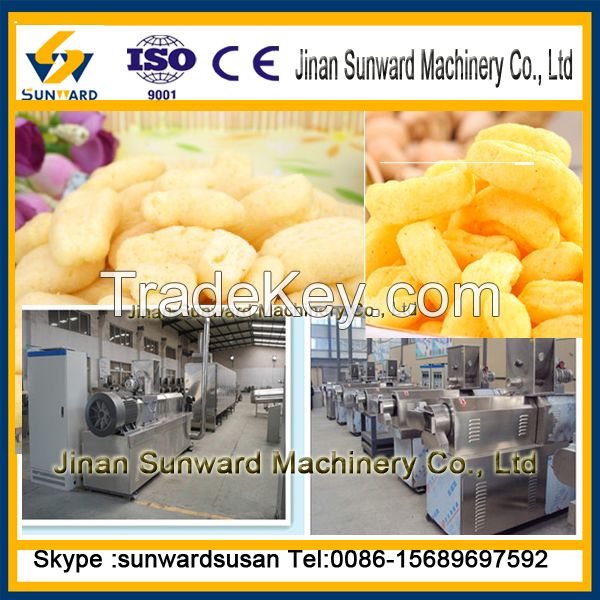 China CE certification snack machine Puffed snack extrusion machine