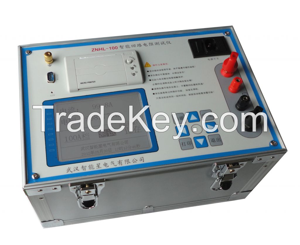 Intelligent circuit resistance tester