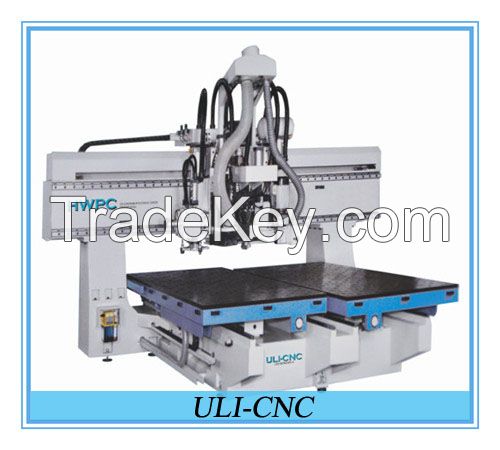 cnc cutting machine with double working table