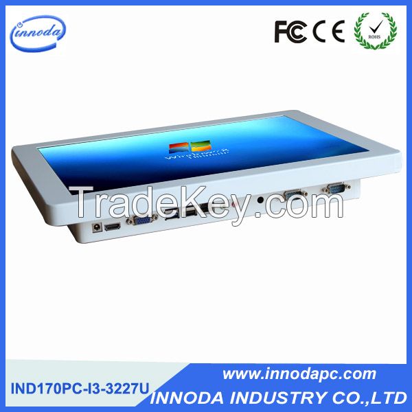 17&#039;&#039; Customer Design 4-Wires Touchscreen All-in-one Embedded Panel PC With Dual Core I3 2GRAM 32G SSD