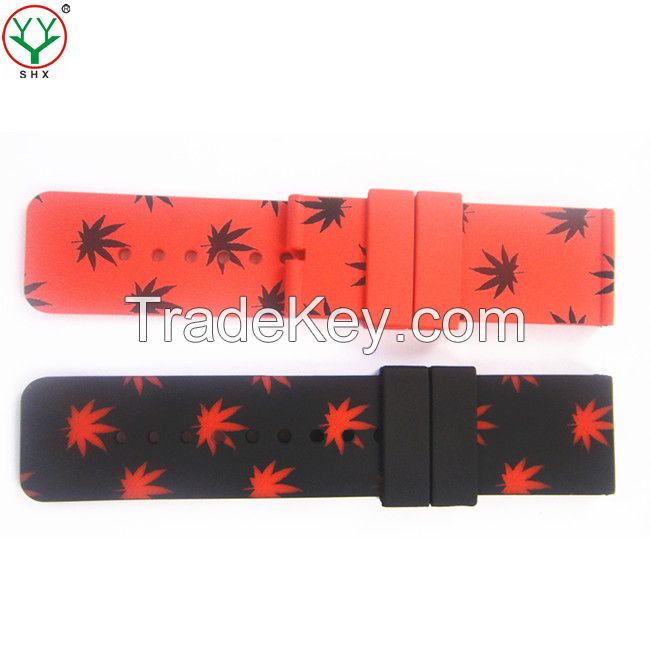 latest fashional customized silicone watch band / watch strap