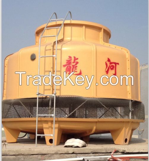 Acid-resistant FRP circulating water cooling tower