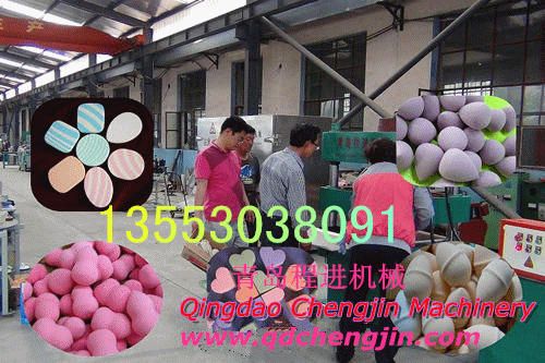 latex  puff production line