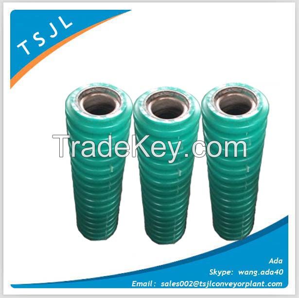 Conveyor belt PU impact idler rollers