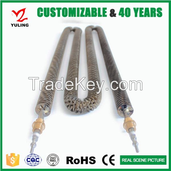 440v stainless steel finned tubular heating element for industrial heater