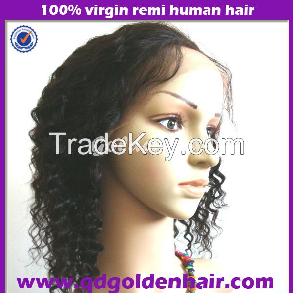 Golden Hair High Quality Virgin Remy Brazilian Full Lace Wig