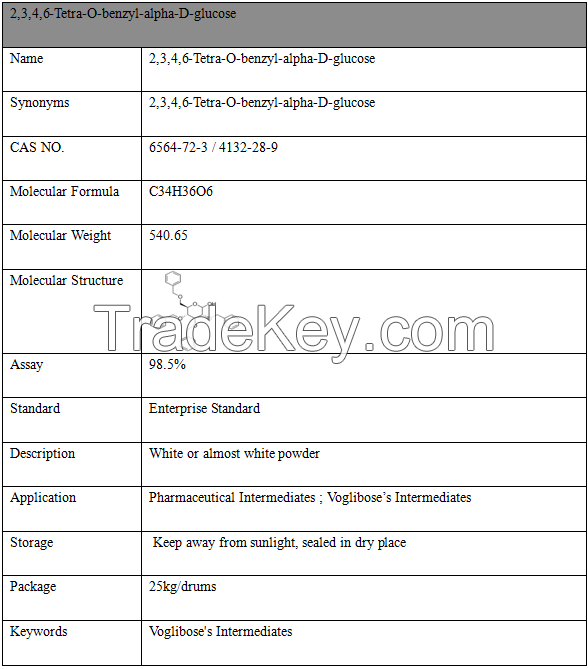 2, 3, 4, 6-Tetra-O-benzyl-alpha-D-glucose