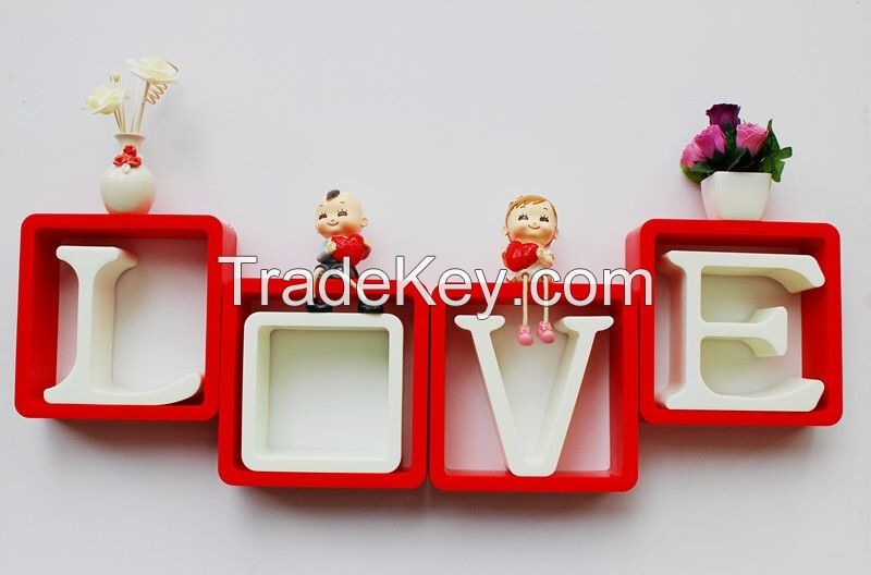 ABS plastic cube love wall cube shelf, Children shelf, decor shelf, book shelf, bookcase