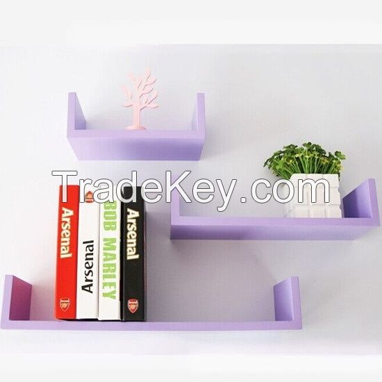 U-Shaped Floating Wall Shelf