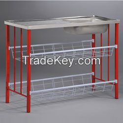 Metal Basin Rack Series