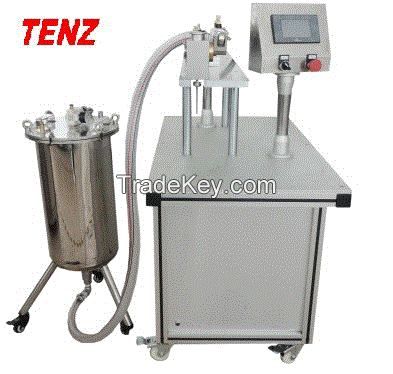 Single nozzle head filling machine