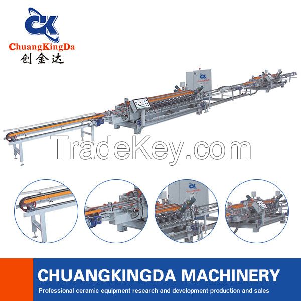 Ceramic Tile Porcelain Tiles Dry Type Squaring Chamfering Machine